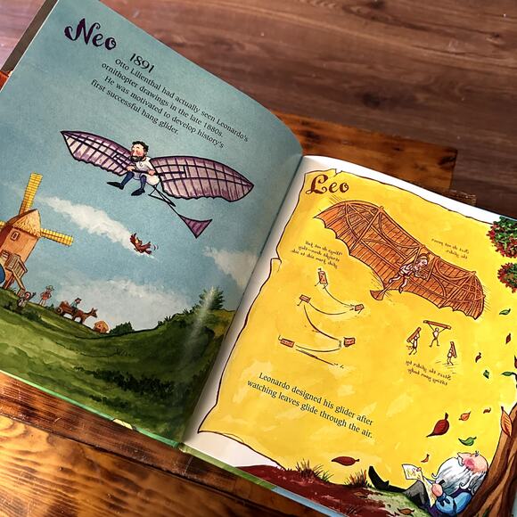 Neo Leo The Ageless Ideas Of Leonardo Di Vinci Hardcover Book - Picture 4 of 9